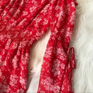 Off-The-Shoulder Floral Dress